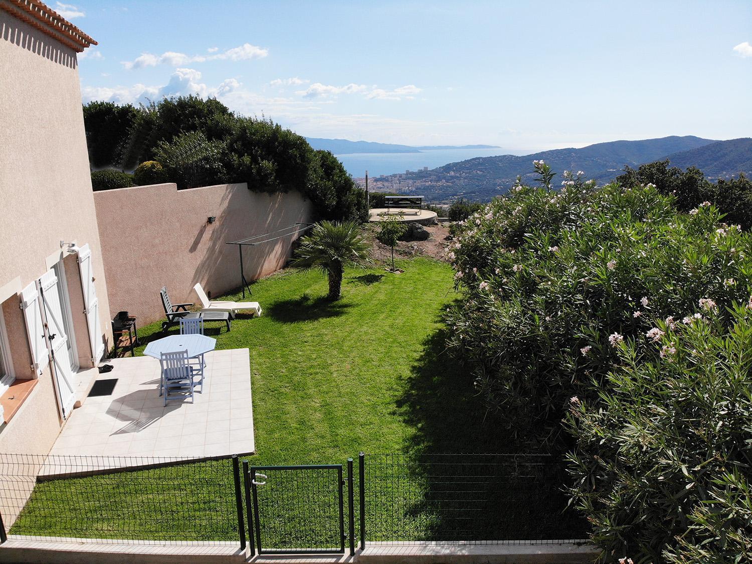 Gites Sassone, Vue Panoramique Sur Ajaccio Et La Mer Alata Buitenkant foto