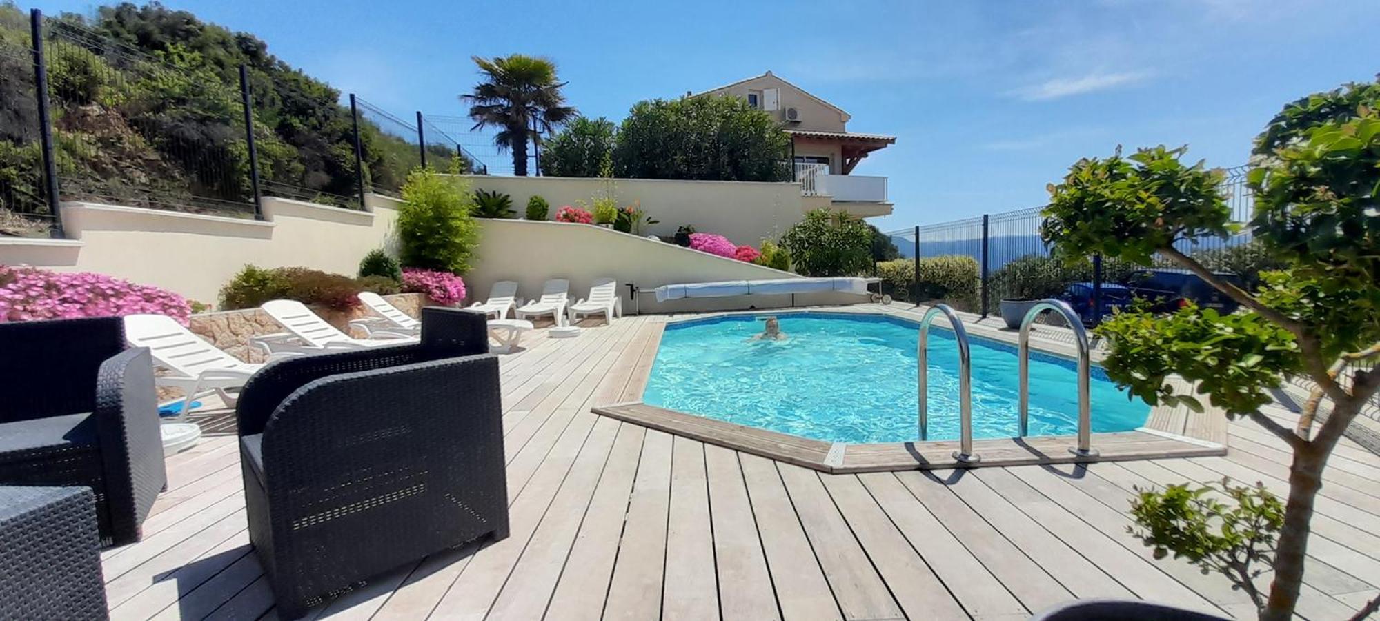 Gites Sassone, Vue Panoramique Sur Ajaccio Et La Mer Alata Buitenkant foto